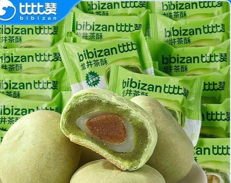 Bánh Bibizan Trà Xanh Nhân Đậu Đỏ Ngàn Lớp (Gói 270g)